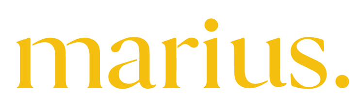 marius logo jaune